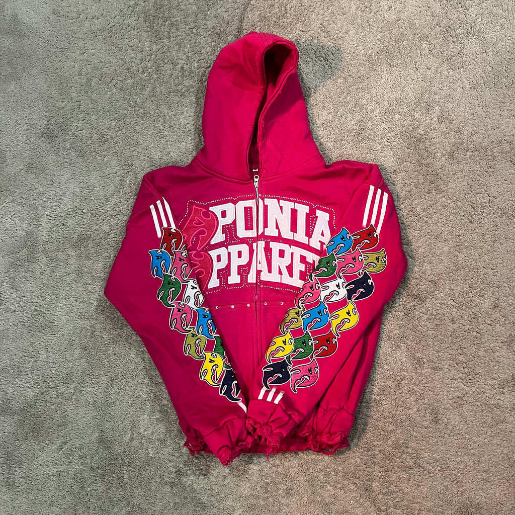 “Pulse Pink” Apónia Zip Up