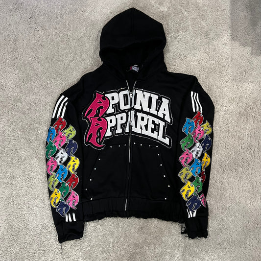 "Jade" Apónia Apparel Zip-Up