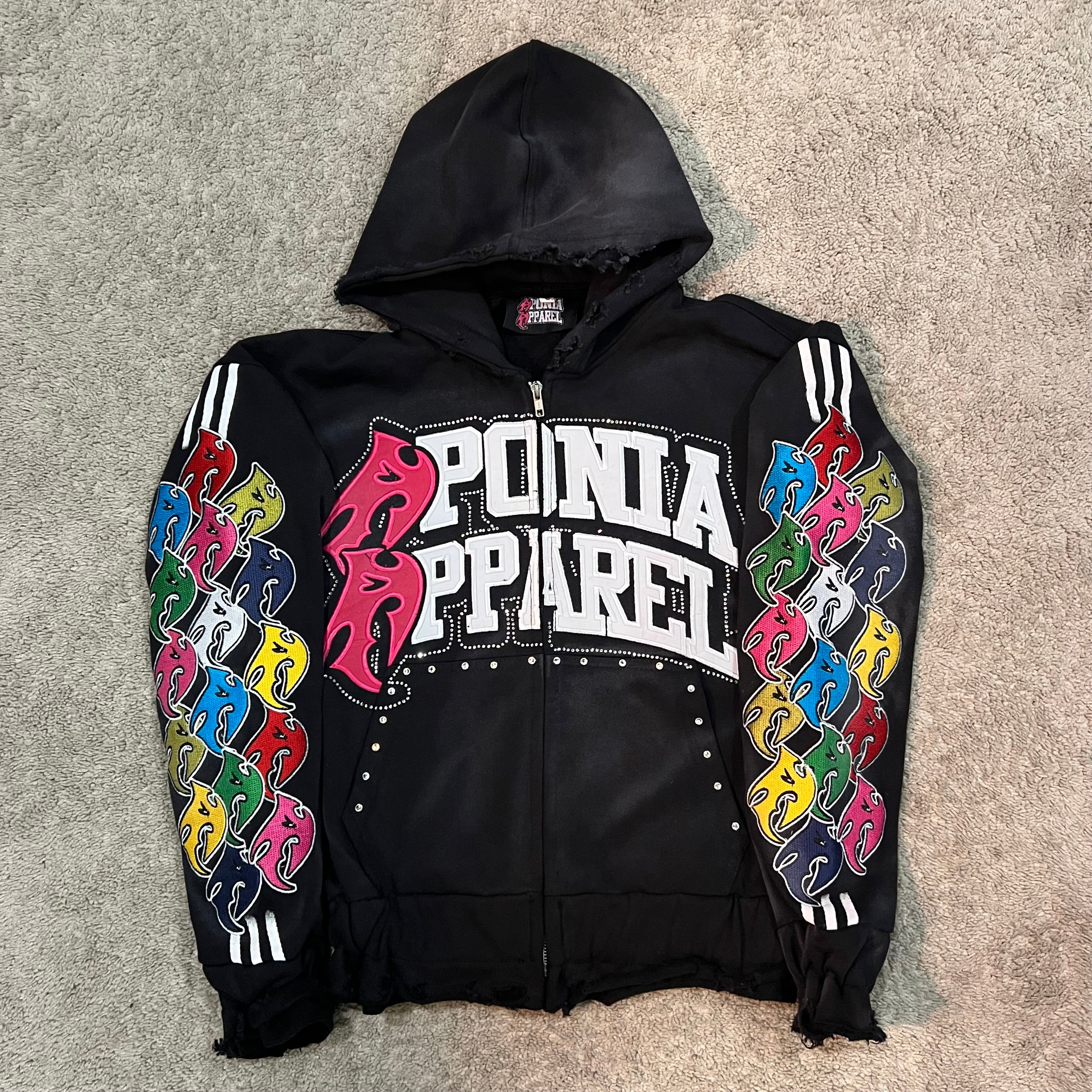 "Jade" Apónia Zip-Up (Acid Washed)
