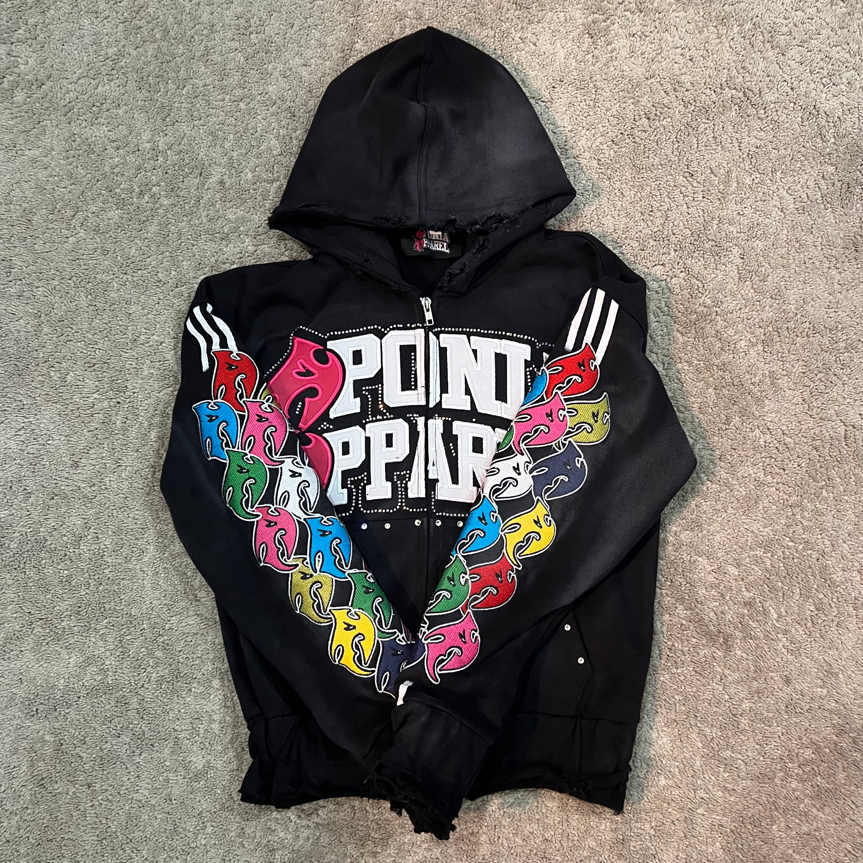 "Jade" Apónia Zip-Up (Acid Washed)