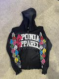 "Jade" Apónia Zip-Up (Acid Washed)