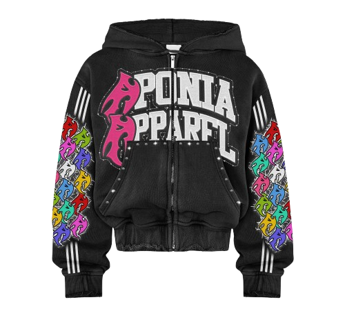 "Jade" Acid Washed Zip-Up