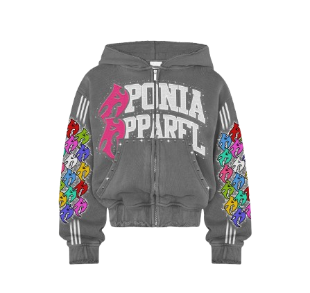 "Dim Gray" Acid Washed Zip-Up