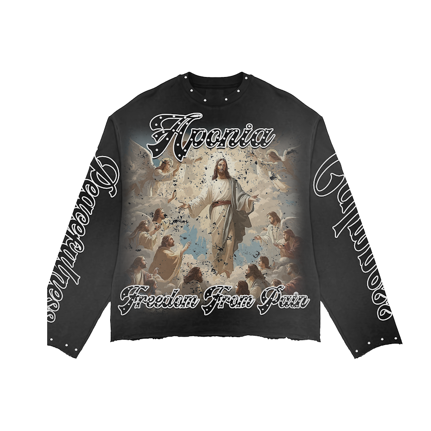 Black "Ascension" Long-sleeve